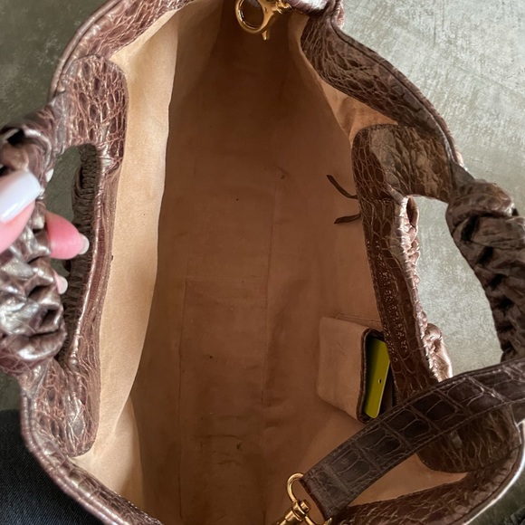 Nancy Gonzalez Crocodile Copper Tote Bag - Picture 8 of 16